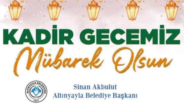 Başkanımızın Kadir Gecesi Mesajı.