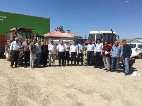 İlçemizdeki Toprak Mahsulleri Ofisi Alım Alanına Ziyaret.