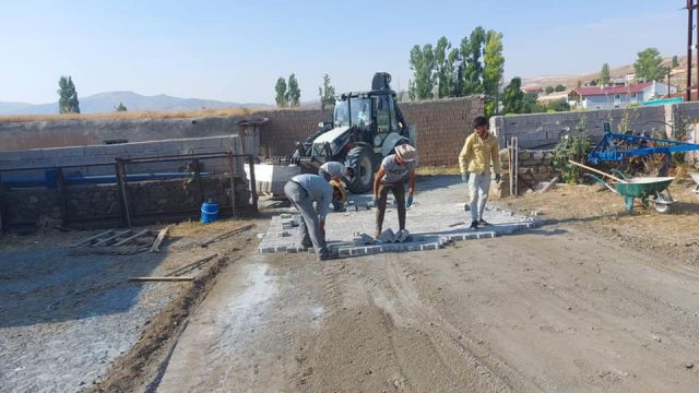 📍Kale Mahallemizde Kilit Parke Çalışmalarımız Başladı.