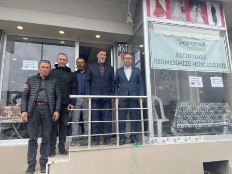 Başkanımız Verenel Derneği Tarafından İlçemizde Açılan Kermes’e Katıldı.