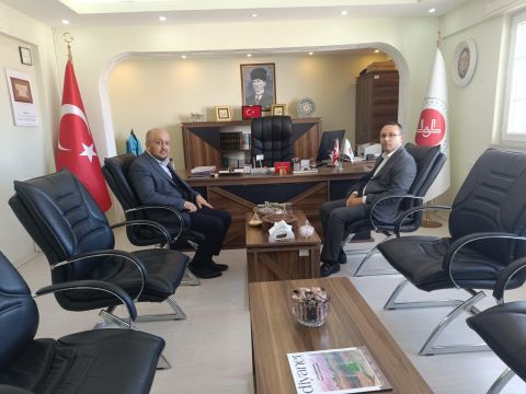Başkanımızdan İlçe Müftülüğümüze Taziye Ziyareti.