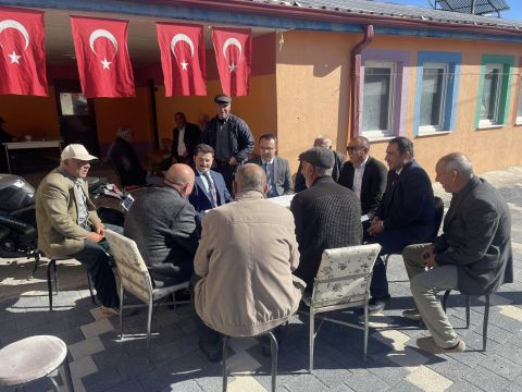 Başkanımız ve Kaymakamımızın İlçe Pazarı Ziyareti.